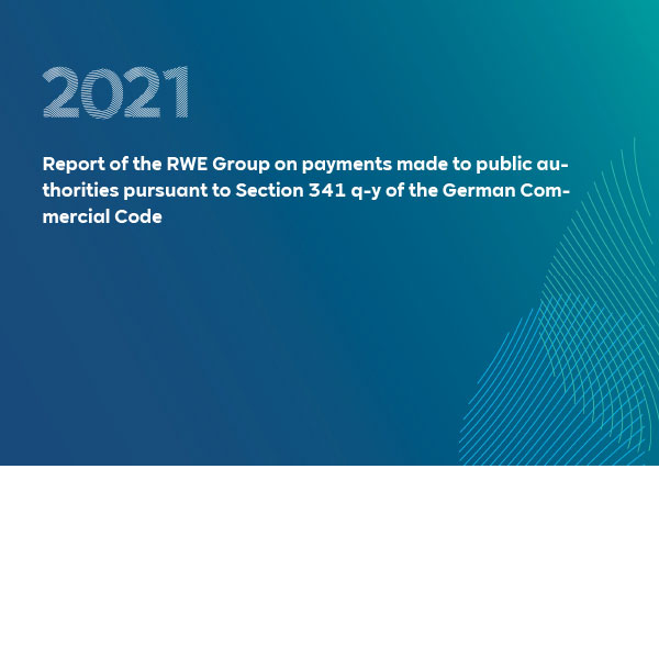 RWE Payment report 2021